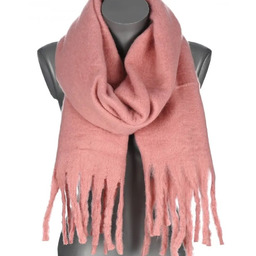 Szalik damski zimowy szal ciepły dred z frędzlami