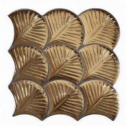 Gres szkliwiony hiszpański Realonda SCALE SHELL GOLD 30,7x30,7