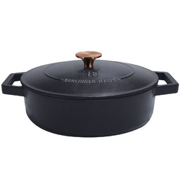 Garnek żeliwny 2,6L pokrywa BerlingerHaus BH-6493