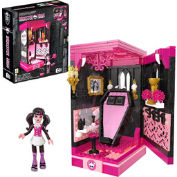KLOCKI MEGA MONSTER HIGH KSIĄŻKOWA KRYPTA DRACULAURY LALKA