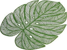 FIESTAS GUIRCA Zielony liść podkładka (45 cm) -