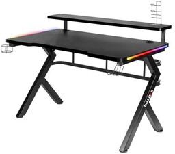 HUZARO Biurko gamingowe Hero 5.0 RGB Czarny