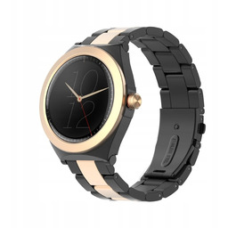 Smartwatch Maxcom FW76 Gal Czarno złoty Amoled 1.19