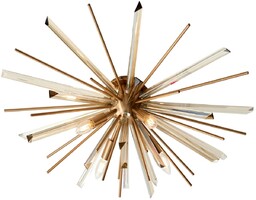 Dekoracyjna lampa sufitowa L&-181937 Light& sticks słońce mosiądz