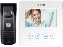 Wideodomofon Wideo Domofon Eura Atira Furtka Brama