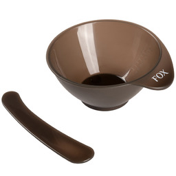 Fox Earth Colors, miseczka mini z mieszadełkiem, 80ml,