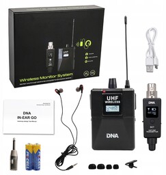Dna In-ear Go odsłuch douszny bezprzewodowy system nagłośnienia