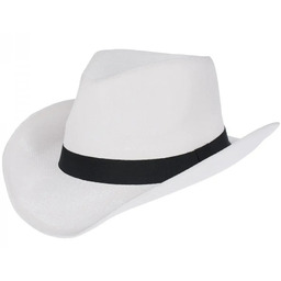 Kapelusz męski damski KOWBOJSKI western plażowy uniseks biały