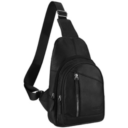 Plecak miejski na jedno ramię wykonany ze skóry