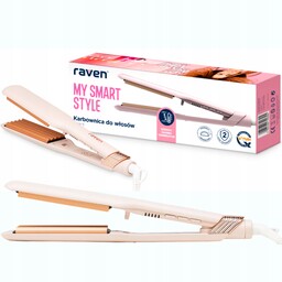 Karbownica do włosów ceramiczna regulowana Raven Do Stylizacji