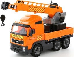 Wader Quality Toys, pojazd budowalny Dźwig Volvo