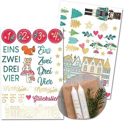moses. Tatuaże ze świecami Winter Wunder, 40 świątecznych
