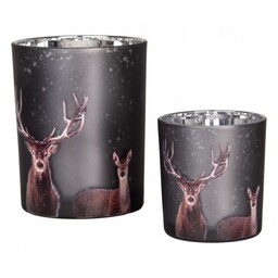 Szklane Lampiony Na Tealight w Jelenie B 2
