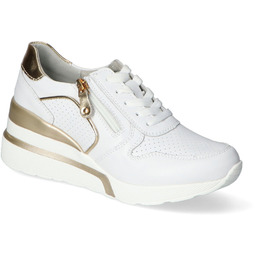 Sneakersy For-But DN047 Białe+złoto