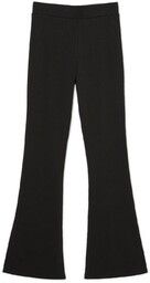 Cropp - Czarne spodnie flare - Czarny