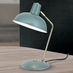 ORION Lampa stołowa Fedra, zielony, biuro, metal, vintage