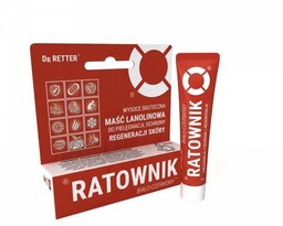 Maść Lanolinowa do Regeneracji Skóry RATOWNIK, Dr.Retter, 10ml