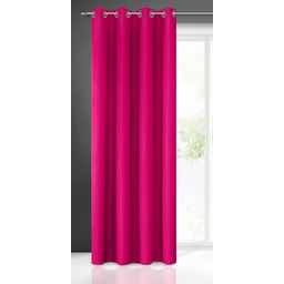Eurofirany Rita zasłona gładka amarantowa z matowej tkaniny