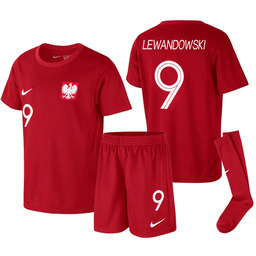 Strój Piłkarski Nike Polska Lewandowski 116-122