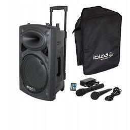 Kolumna mobilna PORT10VHF-BT 500W 2x mic Eventy