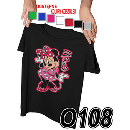 KOSZULKA DZIECIĘCA Z NADRUKIEM MYSZKA MICKEY MINNIE MIKI