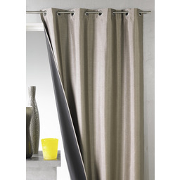 HomeMaison hm69491980 3-pasowa zasłona zaciemniająca szantung zwykły poliester