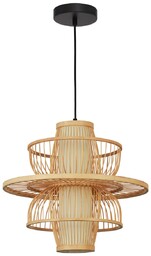 Rattanowa lampa wisząca Astra naturalna 1xE27 LP-3110/1P NT