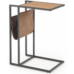 Elior Stolik nowoczesny kawowy dąb złoty T8-S85