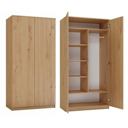 Topeshop Szafa Malwa SD-90 DĄB ARTISAN Do Sypialni