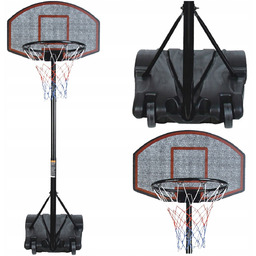 Zestaw Do Kosza Obręcz Tablica Stojak Regulowany Enero