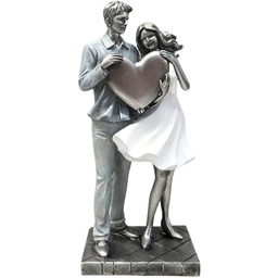 Figurka dekoracyjna zakochana para kolekcja family 25,5 cm