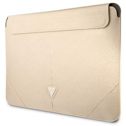 Pokrowiec trójkąt Etui na notebooka 13 beżowy Guess