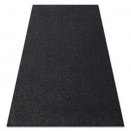 Dywan EXCELLENCE czarny 141 gładki, melanż 80x230 cm