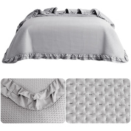 Narzuta 200 x 220 Pikowana z Falbaną Rosella