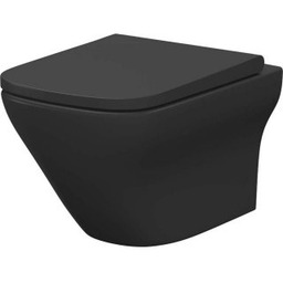 CERSANIT Zestaw miska podwieszana LARGA SQUARE, deska Slim