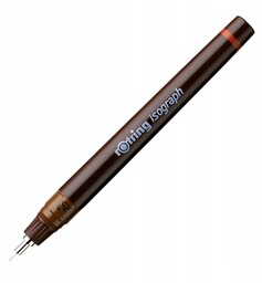 Pisak kreślarski Isograph Rotring - czarny 0.5 mm