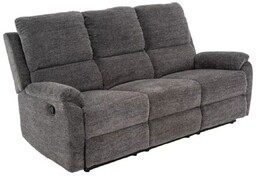 Spencer 3 Raven trzyosobowa sofa relaksacyjna z funkcją