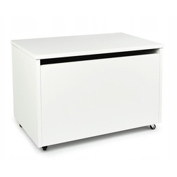 Duża drewniana skrzynia na zabawki, pojemnik, pufa