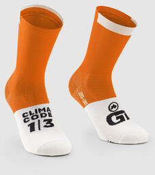 ASSOS Skarpetki rowerowe GT SOCKS Droid Orange