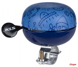 Kellys Dzwonek rowerowy Bell 60 Doodles niebieski