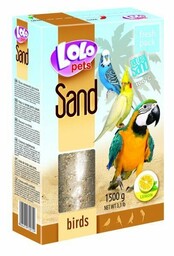 LoLo Pets Cytrynowy Piasek Dla Ptaków - 1500g