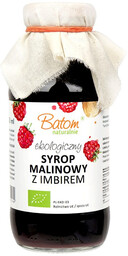 Batom Syrop malinowy z imbirem 330 ml (EKO)
