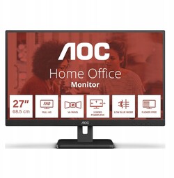 Monitor 27 Aoc 27E3UM Hdmi Dp 2xUSB głośniki