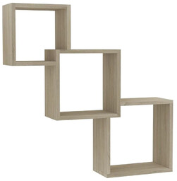 Edinos Zestaw modułowych półek ściennych w kolorze dębu