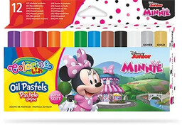 Pastele olejne trójkątne Colorino Kids Minnie 12 kolorów