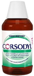 CORSODYL 0,2% Płyn do stosowania w jamie ustnej,