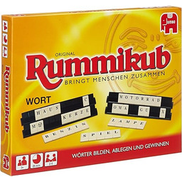 Wort Rummikub: Das Buchstabenspiel mit dem bekannten Rummikub-Spielprinzip.