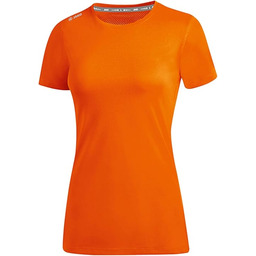 JAKO Damski T-shirt Run 2.0 pomarańczowa pomarańczowy neonowy