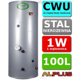 Bojler Joule 100l 1w zasobnik nierdzewny 1 wężownica