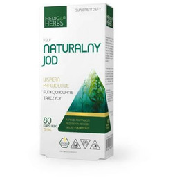 Medica Herbs Naturalny Jod, 80 kaps.